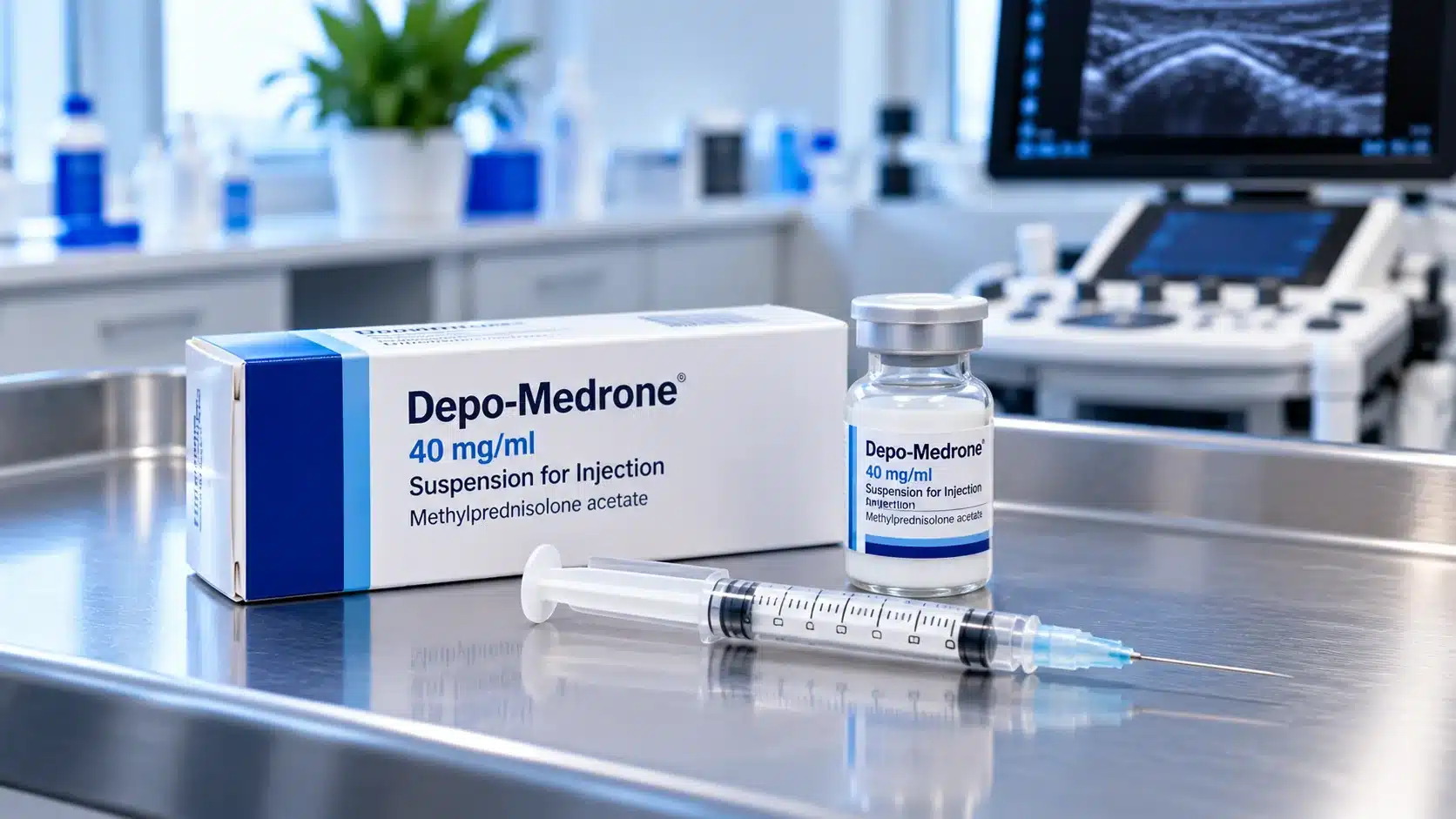 Ultrasound-guided cortisone injection for the treatment of joint pain, inflammation and musculoskeletal conditions.
